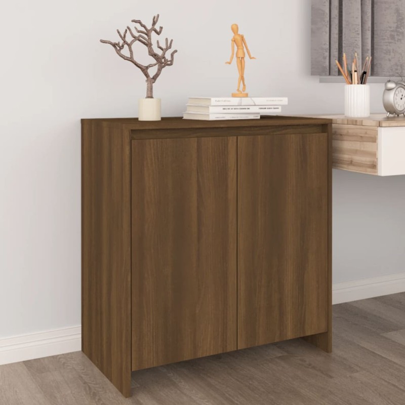 vidaXL Sideboard Braun Eichen-Optik 70x41x75 cm Holzwerkstoff vidaXL Sideboard Braun Eichen-Optik 70x41x75 cm Holzwerkstoff