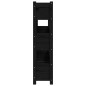 vidaXL Pflanzkübel Schwarz 112x25x104,5 cm Massivholz Kiefer vidaXL Pflanzkübel Schwarz 112x25x104,5 cm Massivholz Kiefer