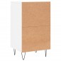 vidaXL Sideboard Weiß 40x35x70 cm Holzwerkstoff vidaXL Sideboard Weiß 40x35x70 cm Holzwerkstoff