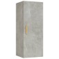 vidaXL Wandschrank Betongrau 34,5x34x90 cm Holzwerkstoff vidaXL Wandschrank Betongrau 34,5x34x90 cm Holzwerkstoff