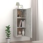 vidaXL Wandschrank Betongrau 34,5x34x90 cm Holzwerkstoff vidaXL Wandschrank Betongrau 34,5x34x90 cm Holzwerkstoff