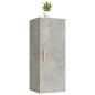 vidaXL Wandschrank Betongrau 34,5x34x90 cm Holzwerkstoff vidaXL Wandschrank Betongrau 34,5x34x90 cm Holzwerkstoff