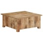 vidaXL Couchtisch 67x67x30 cm Massivholz Mango vidaXL Couchtisch 67x67x30 cm Massivholz Mango