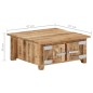 vidaXL Couchtisch 67x67x30 cm Massivholz Mango vidaXL Couchtisch 67x67x30 cm Massivholz Mango