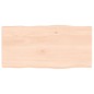 vidaXL Tischplatte 80x40x4 cm Massivholz Eiche Unbehandelt Baumkante vidaXL Tischplatte 80x40x4 cm Massivholz Eiche Unbehandelt Baumkante