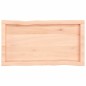 vidaXL Tischplatte 80x40x4 cm Massivholz Eiche Unbehandelt Baumkante vidaXL Tischplatte 80x40x4 cm Massivholz Eiche Unbehandelt Baumkante