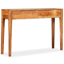vidaXL Konsolentisch Massivholz 118 x 30 x 80 cm