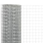 vidaXL Drahtzaun Verzinkter Stahl 25x0,5 m Silbern vidaXL Drahtzaun Verzinkter Stahl 25x0,5 m Silbern