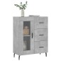 vidaXL Sideboard Betongrau 69,5x34x90 cm Holzwerkstoff vidaXL Sideboard Betongrau 69,5x34x90 cm Holzwerkstoff