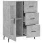 vidaXL Sideboard Betongrau 69,5x34x90 cm Holzwerkstoff vidaXL Sideboard Betongrau 69,5x34x90 cm Holzwerkstoff