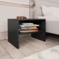 vidaXL Nachttisch Schwarz 40x30x30 cm Holzwerkstoff vidaXL Nachttisch Schwarz 40x30x30 cm Holzwerkstoff