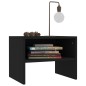 vidaXL Nachttisch Schwarz 40x30x30 cm Holzwerkstoff vidaXL Nachttisch Schwarz 40x30x30 cm Holzwerkstoff