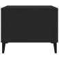 vidaXL Couchtisch Schwarz 60x50x40 cm Holzwerkstoff vidaXL Couchtisch Schwarz 60x50x40 cm Holzwerkstoff