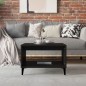 vidaXL Couchtisch Schwarz 60x50x40 cm Holzwerkstoff vidaXL Couchtisch Schwarz 60x50x40 cm Holzwerkstoff