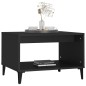 vidaXL Couchtisch Schwarz 60x50x40 cm Holzwerkstoff vidaXL Couchtisch Schwarz 60x50x40 cm Holzwerkstoff