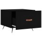 vidaXL Couchtisch Schwarz 50x50x40 cm Holzwerkstoff vidaXL Couchtisch Schwarz 50x50x40 cm Holzwerkstoff