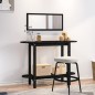 vidaXL Konsolentisch Schwarz 110x40x80 cm Massivholz Kiefer vidaXL Konsolentisch Schwarz 110x40x80 cm Massivholz Kiefer