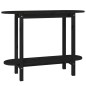 vidaXL Konsolentisch Schwarz 110x40x80 cm Massivholz Kiefer vidaXL Konsolentisch Schwarz 110x40x80 cm Massivholz Kiefer