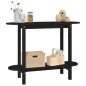 vidaXL Konsolentisch Schwarz 110x40x80 cm Massivholz Kiefer vidaXL Konsolentisch Schwarz 110x40x80 cm Massivholz Kiefer