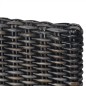 Esszimmerstühle 6 Stk. Schwarz Kubu Rattan und Mangoholz Esszimmerstühle 6 Stk. Schwarz Kubu Rattan und Mangoholz