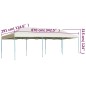 vidaXL Faltzelt Pop-Up Partyzelt 3 x 9 m Creme vidaXL Faltzelt Pop-Up Partyzelt 3 x 9 m Creme