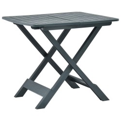 vidaXL Gartentisch Klappbar Grün 79 x 72 x 70 cm Kunststoff