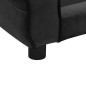 vidaXL Hundesofa Schwarz 72x45x30 cm Plüsch vidaXL Hundesofa Schwarz 72x45x30 cm Plüsch