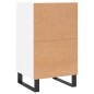 vidaXL Sideboard Weiß 40x35x70 cm Holzwerkstoff vidaXL Sideboard Weiß 40x35x70 cm Holzwerkstoff
