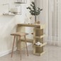 vidaXL Bartisch mit Regal Sonoma-Eiche 100x50x101,5 cm Holzwerkstoff vidaXL Bartisch mit Regal Sonoma-Eiche 100x50x101,5 cm Holzwerkstoff