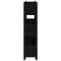 vidaXL Pflanzkübel Schwarz 77x25x104,5 cm Massivholz Kiefer vidaXL Pflanzkübel Schwarz 77x25x104,5 cm Massivholz Kiefer