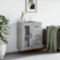 vidaXL Sideboard Betongrau 69,5x34x90 cm Holzwerkstoff vidaXL Sideboard Betongrau 69,5x34x90 cm Holzwerkstoff
