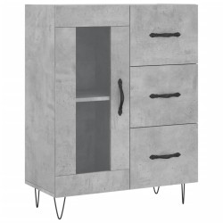 vidaXL Sideboard Betongrau 69,5x34x90 cm Holzwerkstoff