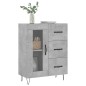 vidaXL Sideboard Betongrau 69,5x34x90 cm Holzwerkstoff vidaXL Sideboard Betongrau 69,5x34x90 cm Holzwerkstoff