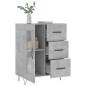 vidaXL Sideboard Betongrau 69,5x34x90 cm Holzwerkstoff vidaXL Sideboard Betongrau 69,5x34x90 cm Holzwerkstoff