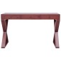 vidaXL PC-Tisch Braun 132 x 47 x 77 cm Massivholz Mahagoni vidaXL PC-Tisch Braun 132 x 47 x 77 cm Massivholz Mahagoni
