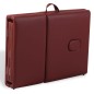 Massagetisch mit Aluminiumrahmen, faltbar 4 Zonen Rot Massagetisch mit Aluminiumrahmen, faltbar 4 Zonen Rot