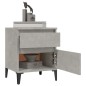 vidaXL Nachttische 2 Stk. Betongrau 40x35x50 cm vidaXL Nachttische 2 Stk. Betongrau 40x35x50 cm