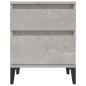 vidaXL Nachttische 2 Stk. Betongrau 40x35x50 cm vidaXL Nachttische 2 Stk. Betongrau 40x35x50 cm