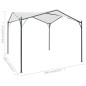 vidaXL Pavillon 3x3x2,6 m Weiß 180 g/m² vidaXL Pavillon 3x3x2,6 m Weiß 180 g/m²