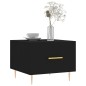 vidaXL Couchtisch Schwarz 50x50x40 cm Holzwerkstoff vidaXL Couchtisch Schwarz 50x50x40 cm Holzwerkstoff