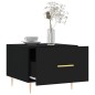 vidaXL Couchtisch Schwarz 50x50x40 cm Holzwerkstoff vidaXL Couchtisch Schwarz 50x50x40 cm Holzwerkstoff