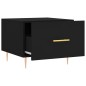 vidaXL Couchtisch Schwarz 50x50x40 cm Holzwerkstoff vidaXL Couchtisch Schwarz 50x50x40 cm Holzwerkstoff