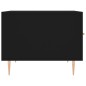 vidaXL Couchtisch Schwarz 50x50x40 cm Holzwerkstoff vidaXL Couchtisch Schwarz 50x50x40 cm Holzwerkstoff