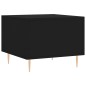 vidaXL Couchtisch Schwarz 50x50x40 cm Holzwerkstoff vidaXL Couchtisch Schwarz 50x50x40 cm Holzwerkstoff