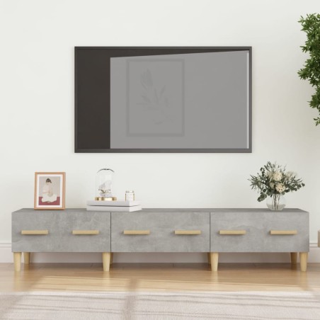 vidaXL TV-Schrank Betongrau 150x34,5x30 cm Holzwerkstoff