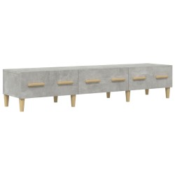 vidaXL TV-Schrank Betongrau 150x34,5x30 cm Holzwerkstoff