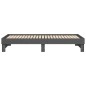vidaXL Tagesbett Ausziehbar Grau 2x(80x200) cm Massivholz Kiefer vidaXL Tagesbett Ausziehbar Grau 2x(80x200) cm Massivholz Kiefer