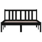 vidaXL Massivholzbett Schwarz 120x200 cm vidaXL Massivholzbett Schwarz 120x200 cm