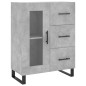vidaXL Sideboard Betongrau 69,5x34x90 cm Holzwerkstoff vidaXL Sideboard Betongrau 69,5x34x90 cm Holzwerkstoff