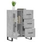 vidaXL Sideboard Betongrau 69,5x34x90 cm Holzwerkstoff vidaXL Sideboard Betongrau 69,5x34x90 cm Holzwerkstoff